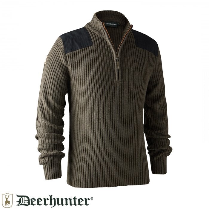 deerhunter-rogaland-yarim-fermuarli-kahve-kazak-l-2130-8726-572-l